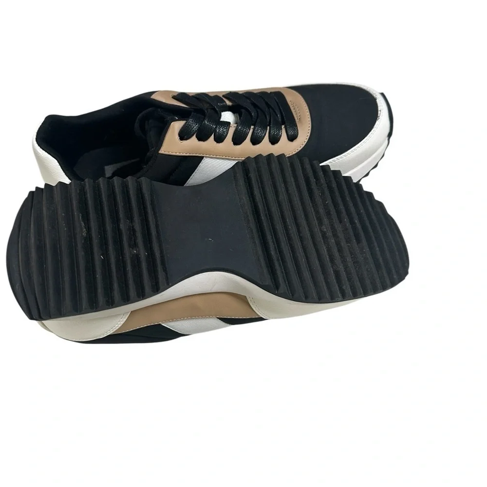 Dolce Vita Bettie Sneaker Sz 8 Brown black white Tennis shoes